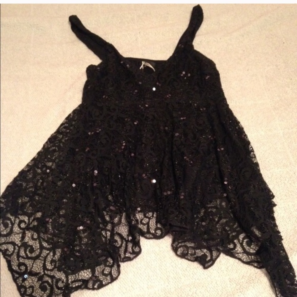 LF millau sequin tank top